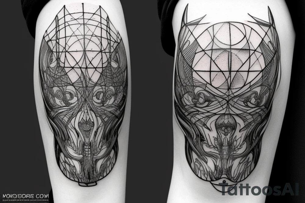 symmetry tattoo idea