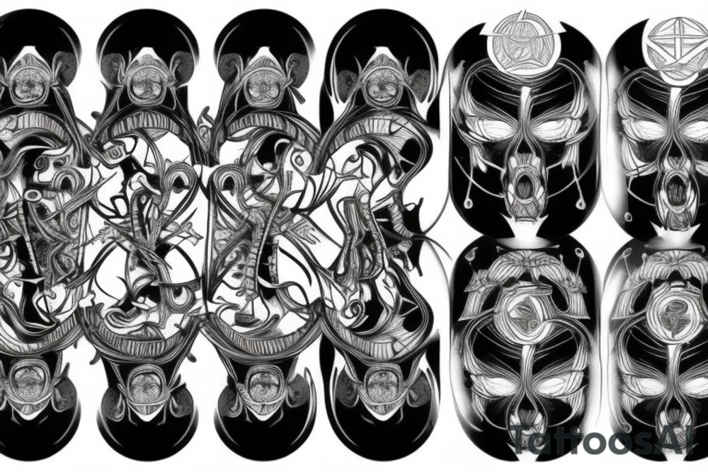 symmetry tattoo idea