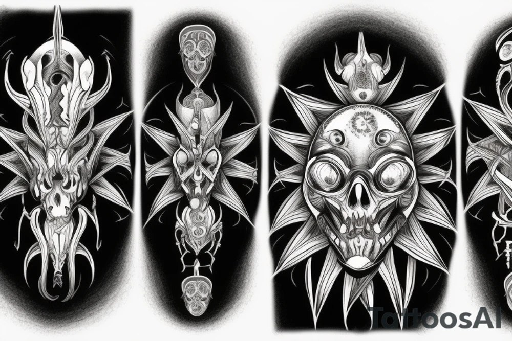 symmetry tattoo idea