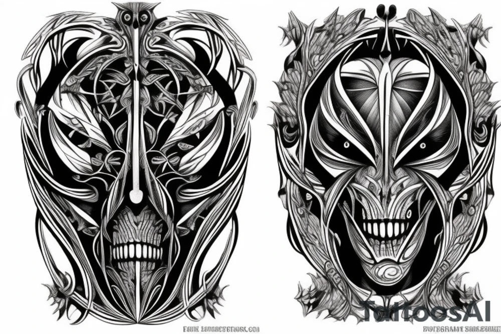 symmetry tattoo idea