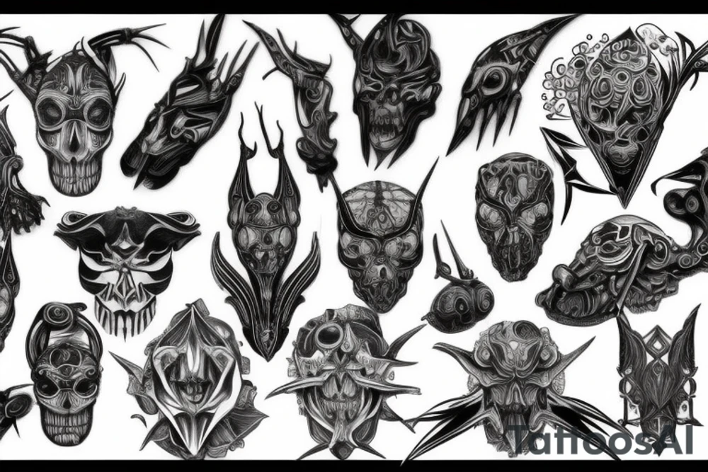symmetry tattoo idea