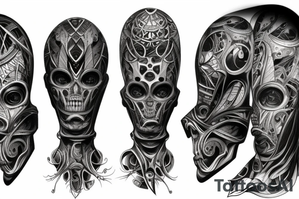 symmetry tattoo idea