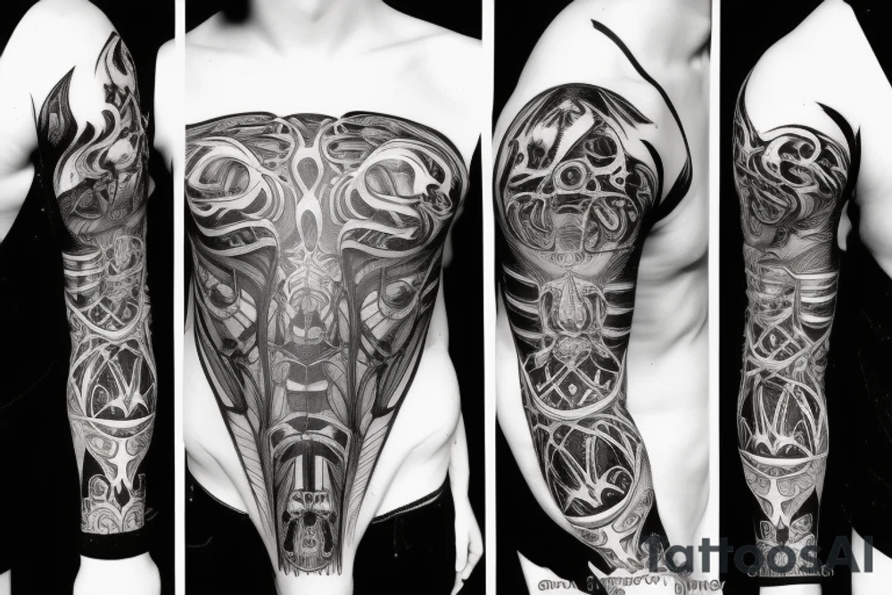 symmetry tattoo idea