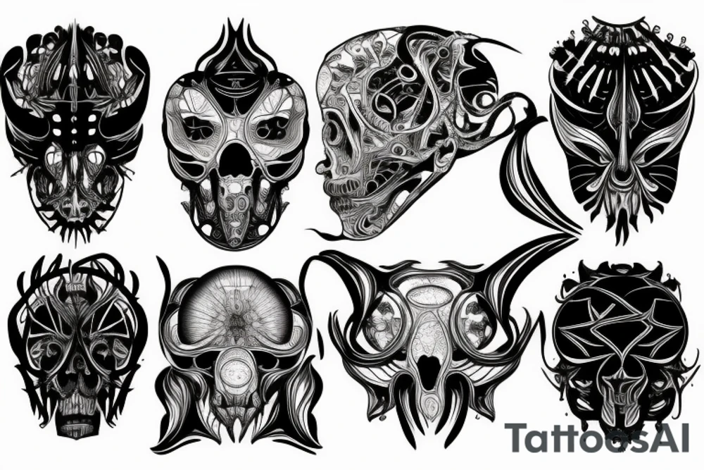 symmetry tattoo idea