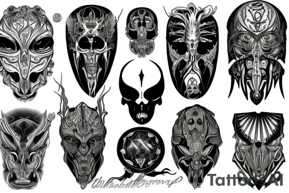 symmetry tattoo idea