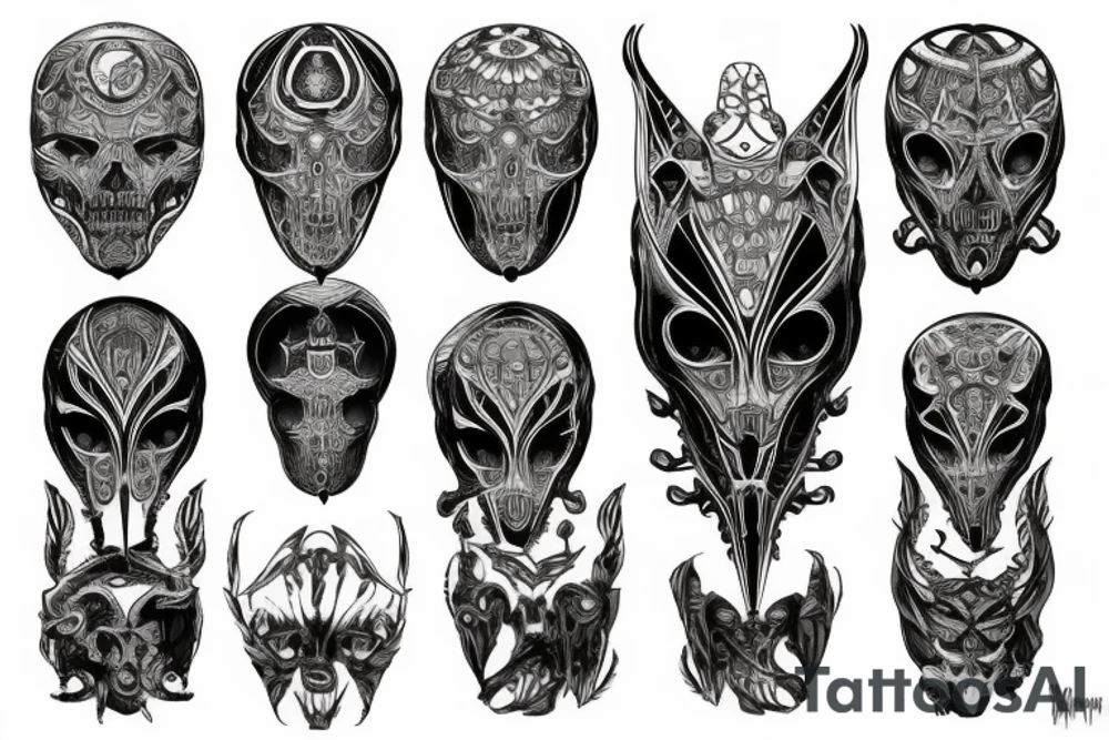 symmetry tattoo idea