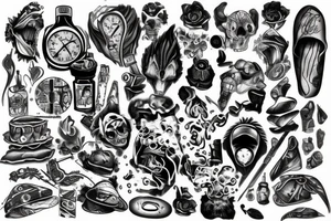 JR that has 21 inside it tattoo idea