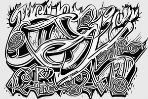 The name of my Son "Noah" tattoo idea