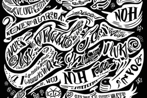 write Noah tattoo idea