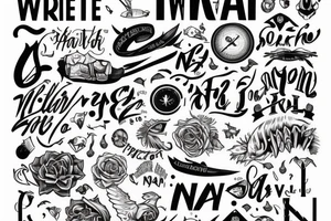 write Noah tattoo idea
