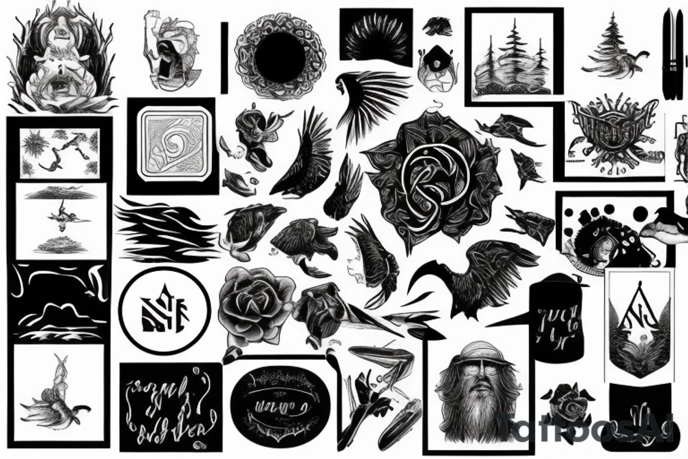 person name "Noah" tattoo idea