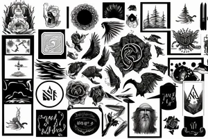 person name "Noah" tattoo idea