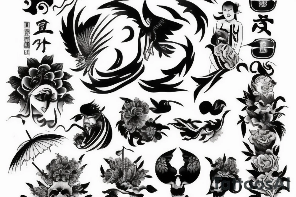 天使翅膀 tattoo idea
