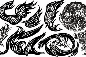 angry, faith, god, flames tattoo idea