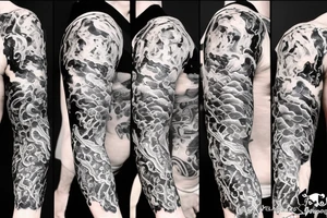 angry, faith, god, flames tattoo idea