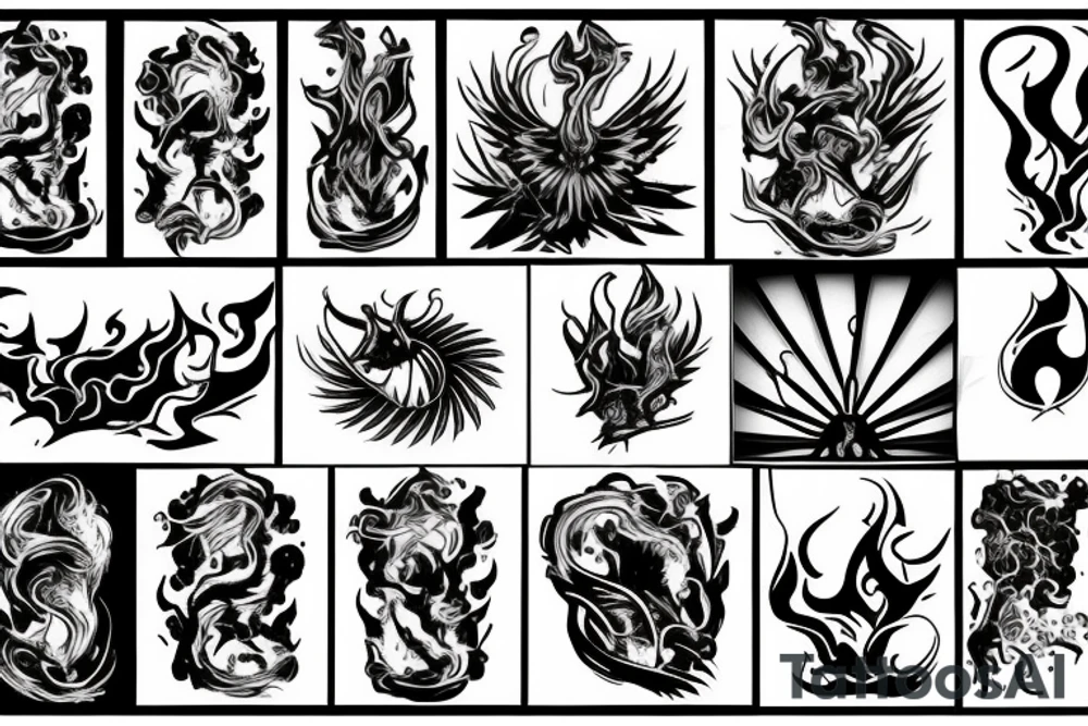 angry, faith, god, flames, small tattoo idea