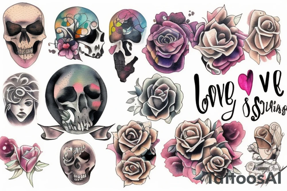 Love surpassing death. tattoo idea