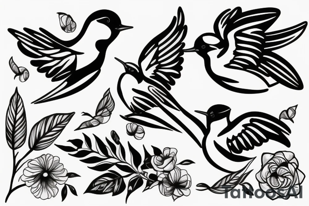 Swallow tattoo idea