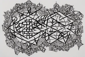 Mendala or sacred geometry style .Symbols of cruscifiction, nails, thorns, colors red, black, green, white. Hearts, month of September tattoo idea