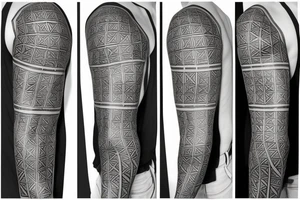 Mendala or sacred geometry style crucifiction tattoo idea