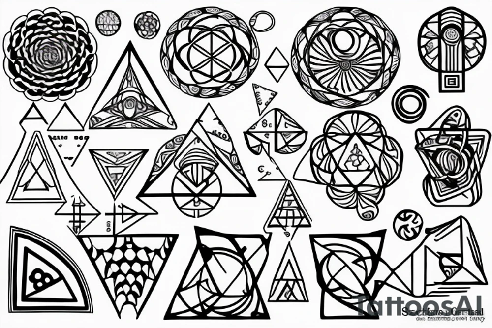 Sacred geometry lucky charms cereal. tattoo idea