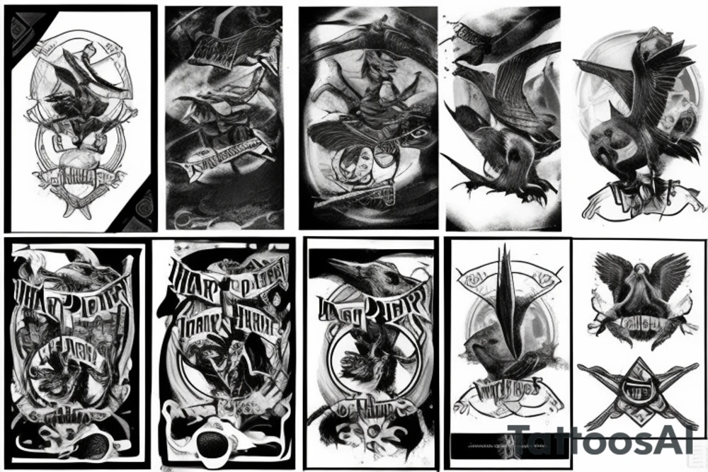 Harry Potter air plane tattoo idea