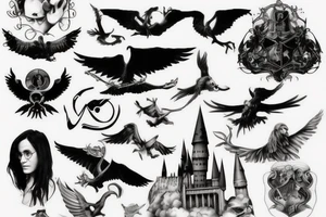 Harry Potter air plane tattoo idea