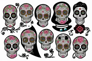 Dia de los muertos tattoo idea