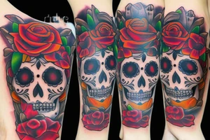 Dia de los muertos tattoo idea