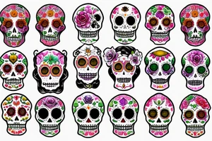 Dia de los muertos tattoo idea