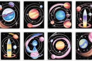 Galaxy hourglass with space and planets leaking out tattoo idea