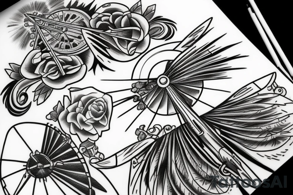 windmill tattoo idea
