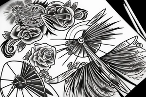 windmill tattoo idea