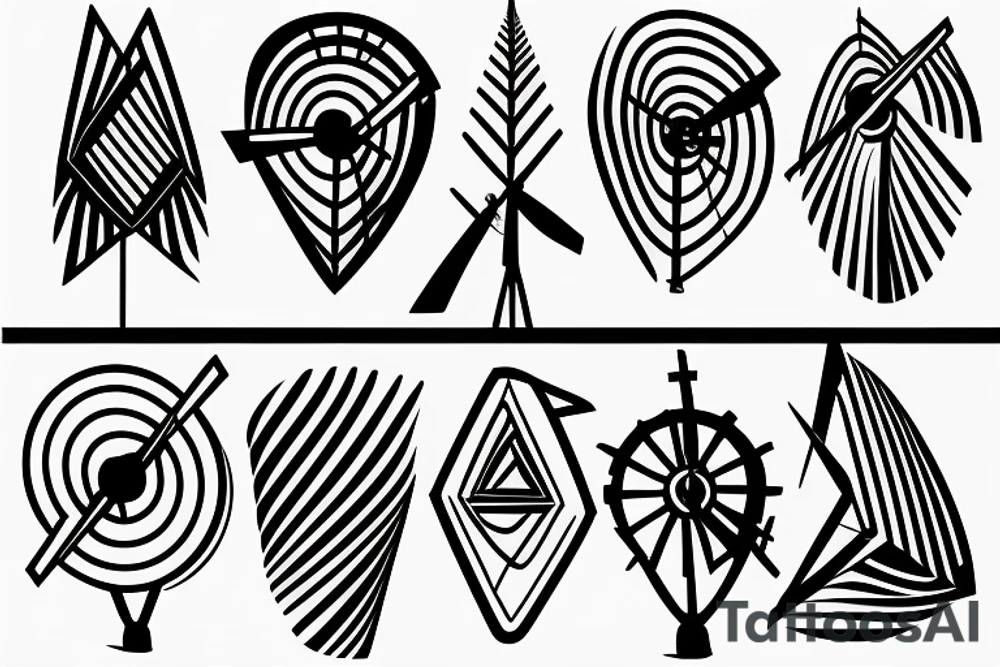 windmill tattoo idea