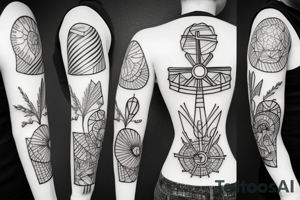 windmill tattoo idea