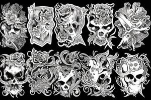 lovers of valdaro tattoo idea