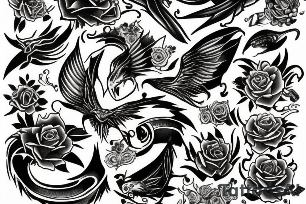 lovers of valdaro tattoo idea