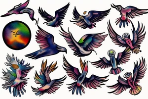 Skydiving Swoop tattoo idea