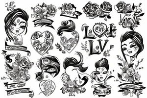 Perpetual love tattoo idea