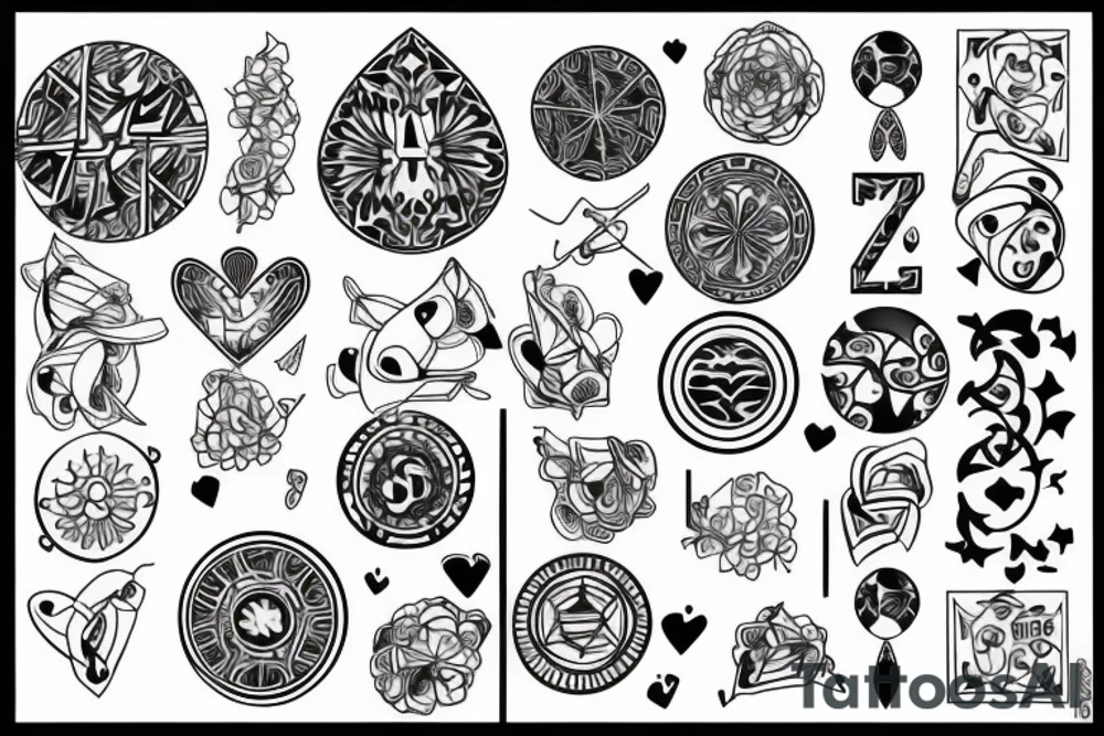 Perpetual love tattoo idea