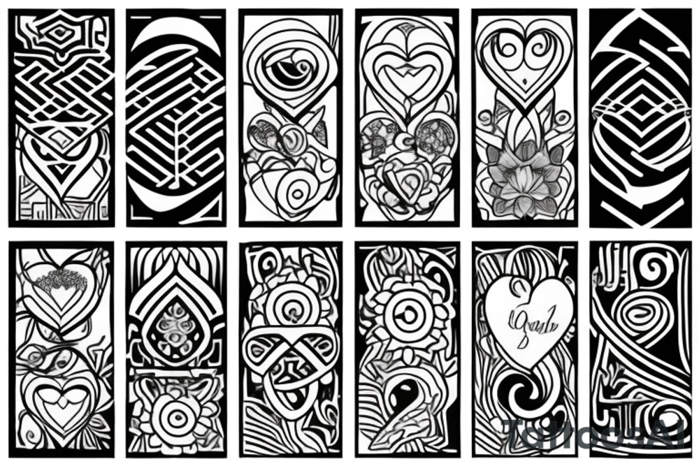 Perpetual love tattoo idea