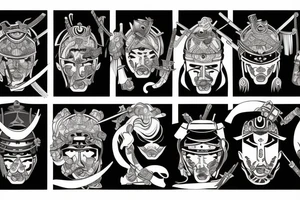 Samurai Warrior tattoo idea