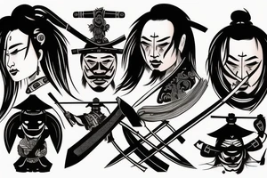 Samurai Warrior tattoo idea
