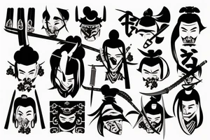 Samurai Warrior tattoo idea