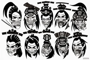 Samurai Warrior tattoo idea