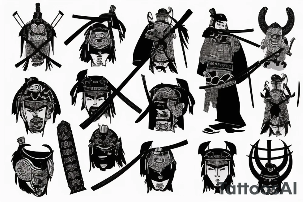Samurai Warrior tattoo idea