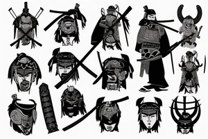 Samurai Warrior tattoo idea
