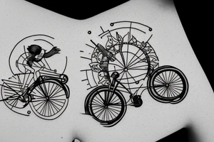 bicycle sprocket tattoo idea