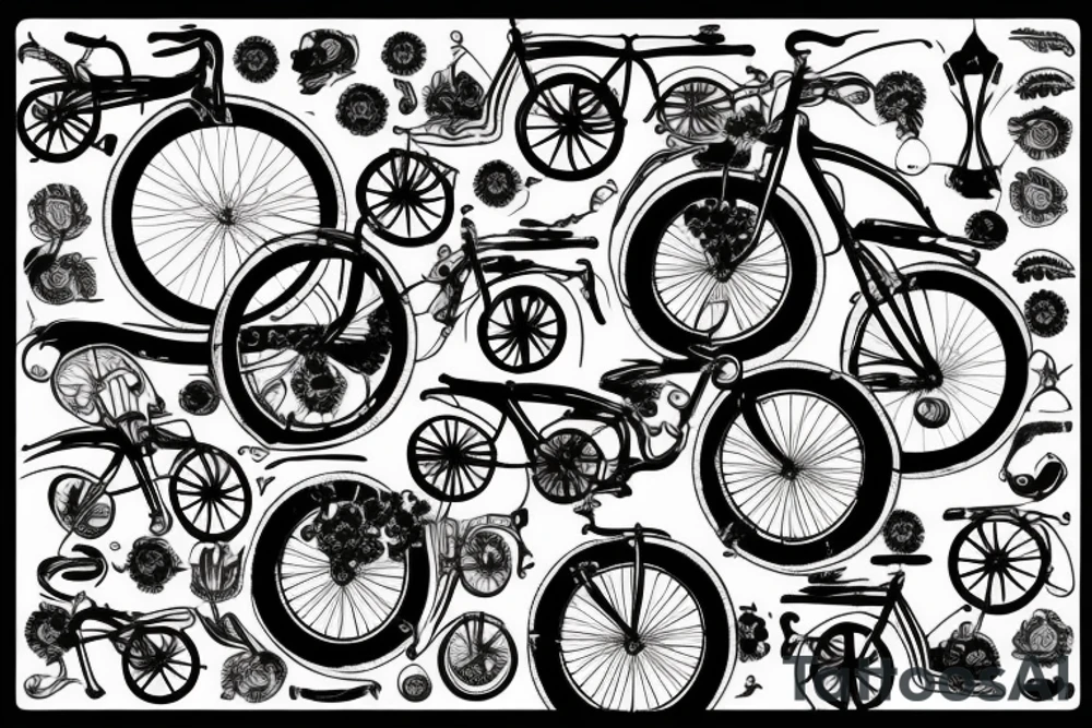 bicycle sprocket tattoo idea