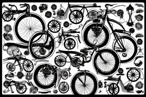 bicycle sprocket tattoo idea